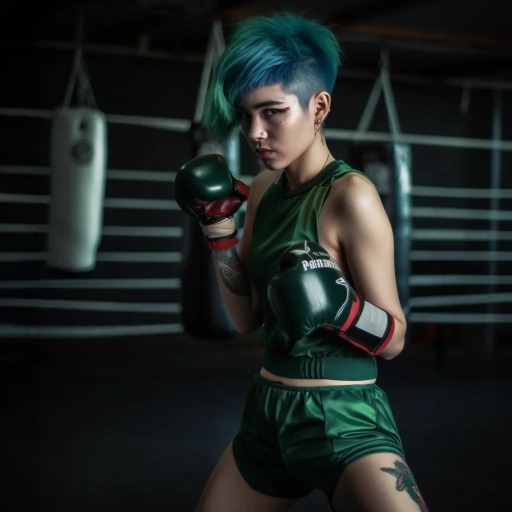 Female Muay Thai Fighter Portland OR