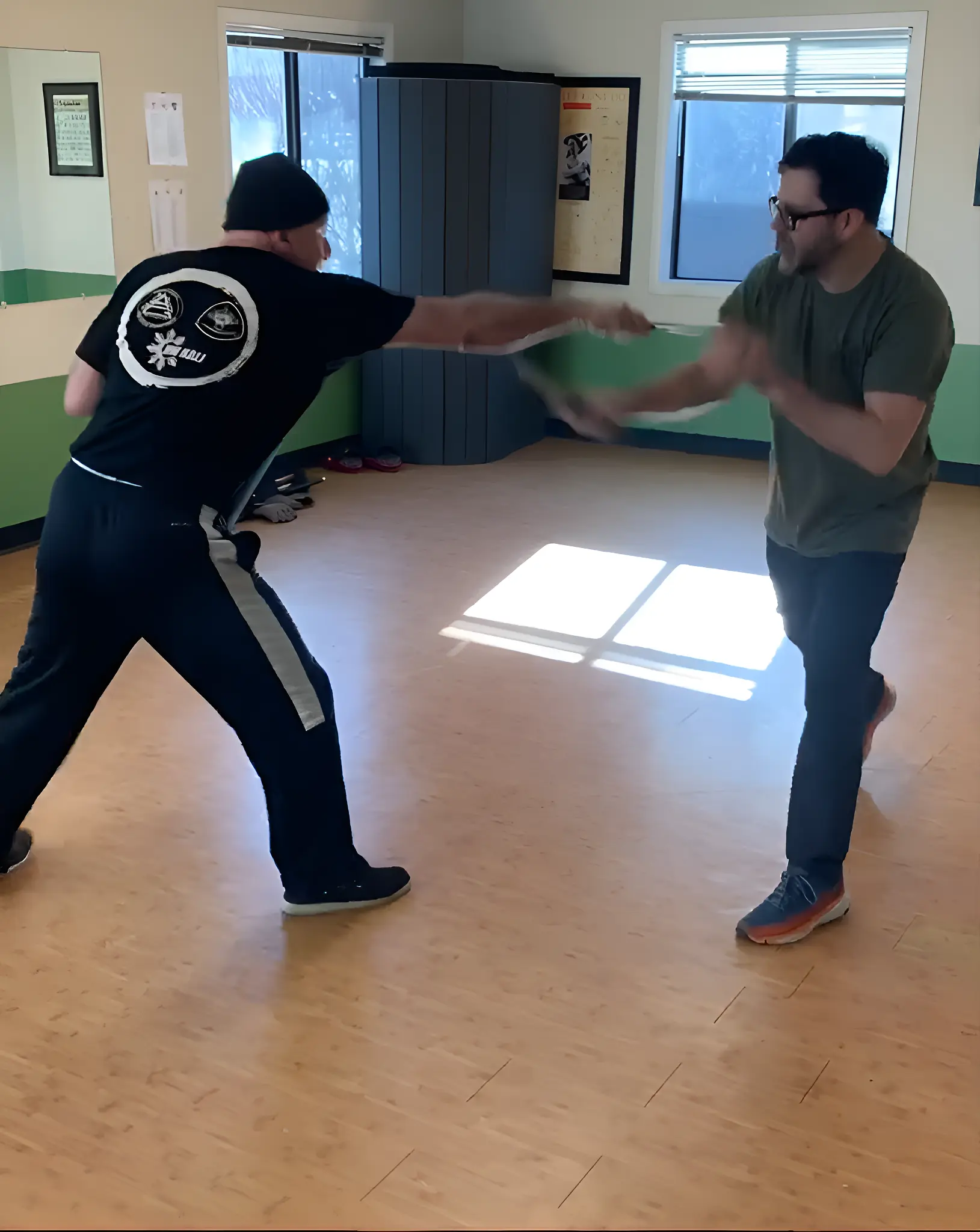 Portland Arnis sparring with Knives at River City Warriors