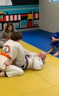RCW instructor, Coach Denise, teaching women's bjj class at River City Warriors