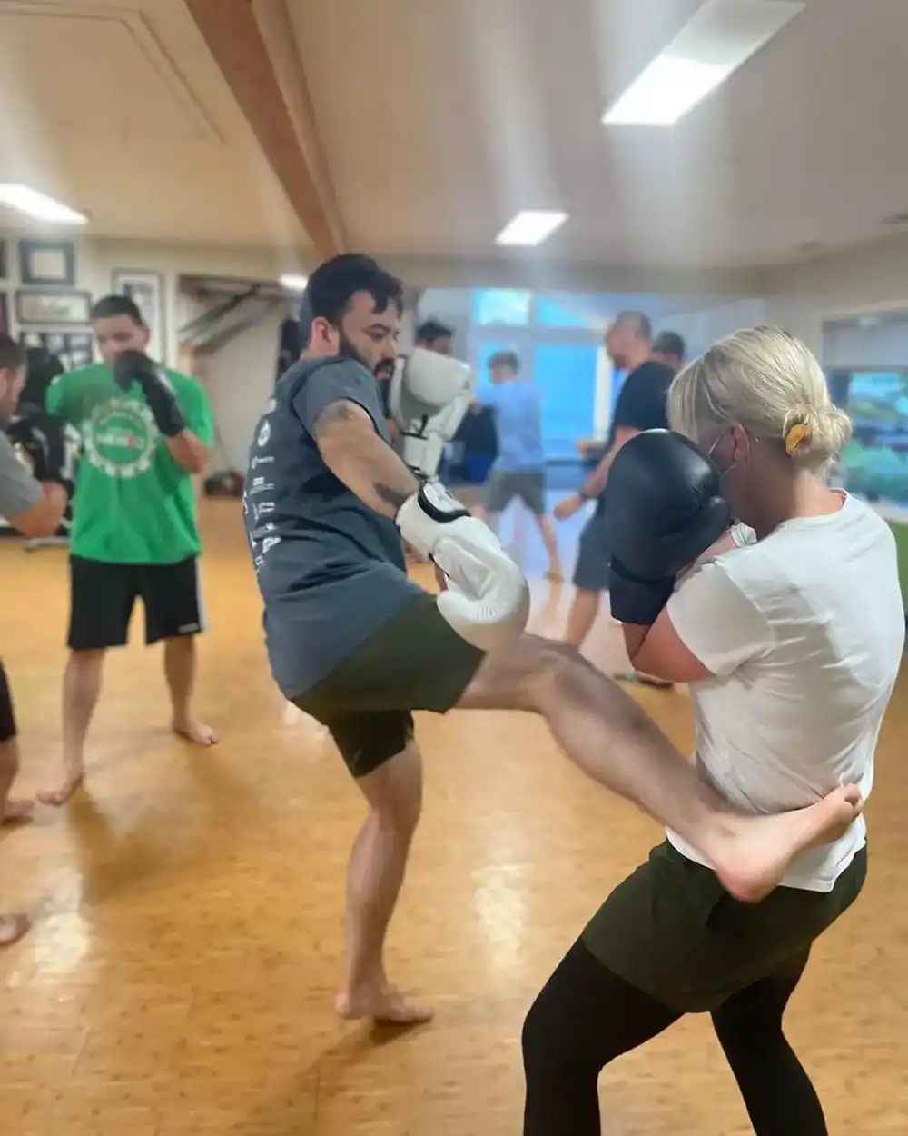 timing sparring for muay thai at River City Warriors in Tigard, Oregon